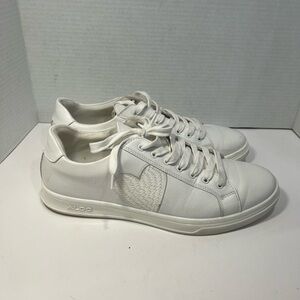 Aldo Cream Heart Detail Sneakers